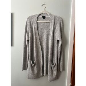 Torrid Open Cardigan Gray Pockets Comfy Women Size 1X